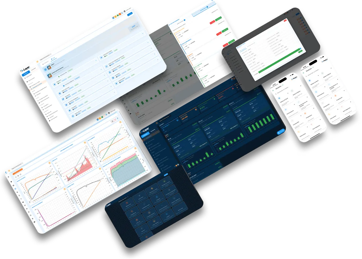 Interface de l'application FarmDriver Layer